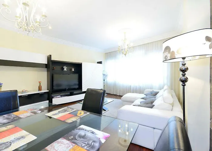 アパート Frente Al Guggenheim Con Wifi Y Parking Privado Zbe -bajas Emisiones Gratis