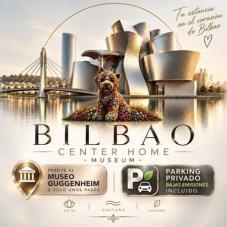 Bilbao Center Home - Frente Al Guggenheim Y Parking Privado Appartement
